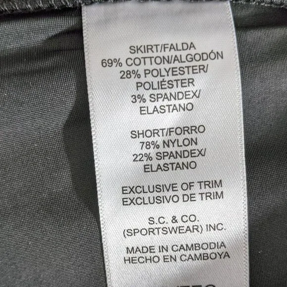 3 skorts size :L , Brand: S.C. & Co. Ladies' Denim , White, Blue , Black - Picture 10 of 14